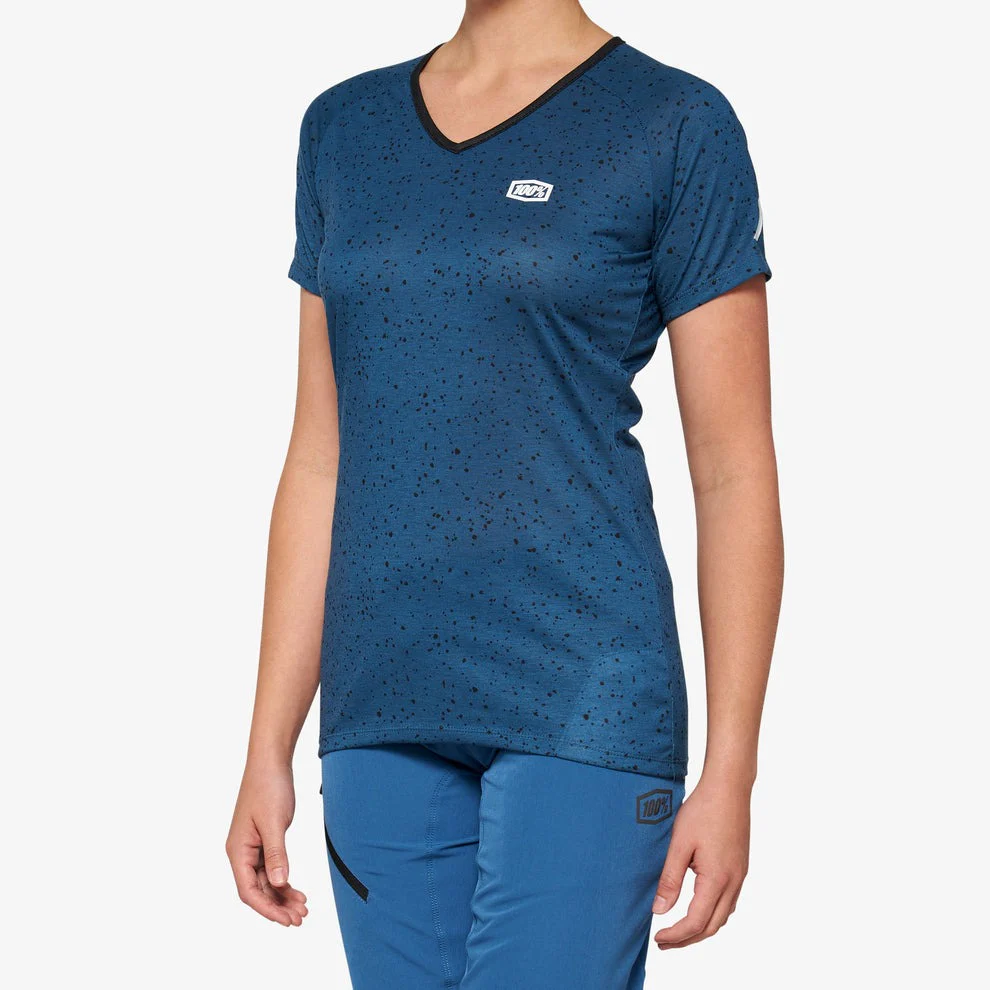 100% Women's Airmatic All Mountain Short Sleeve Bike Jersey - Image 2