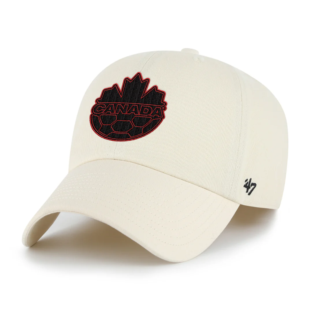 '47 Brand Men's Team Canada Soccer Clean-Up Cap Cream