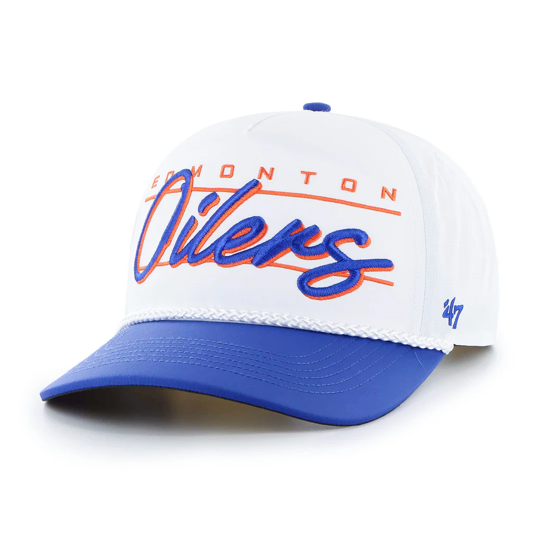 '47 Brand NHL Edmonton Oilers Condor TT Hitch Cap White