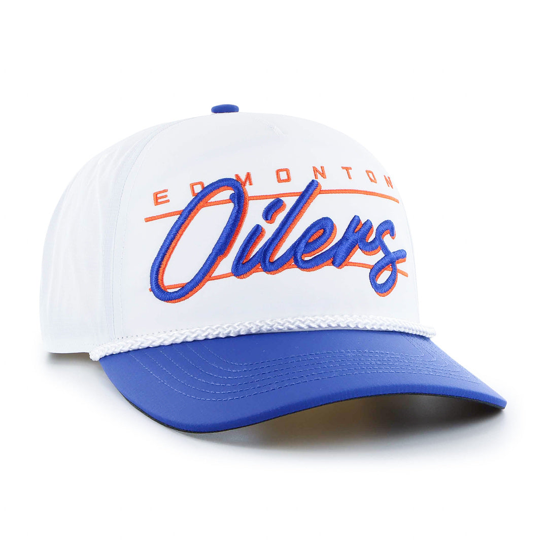 '47 Brand NHL Edmonton Oilers Condor TT Hitch Cap White - Image 3