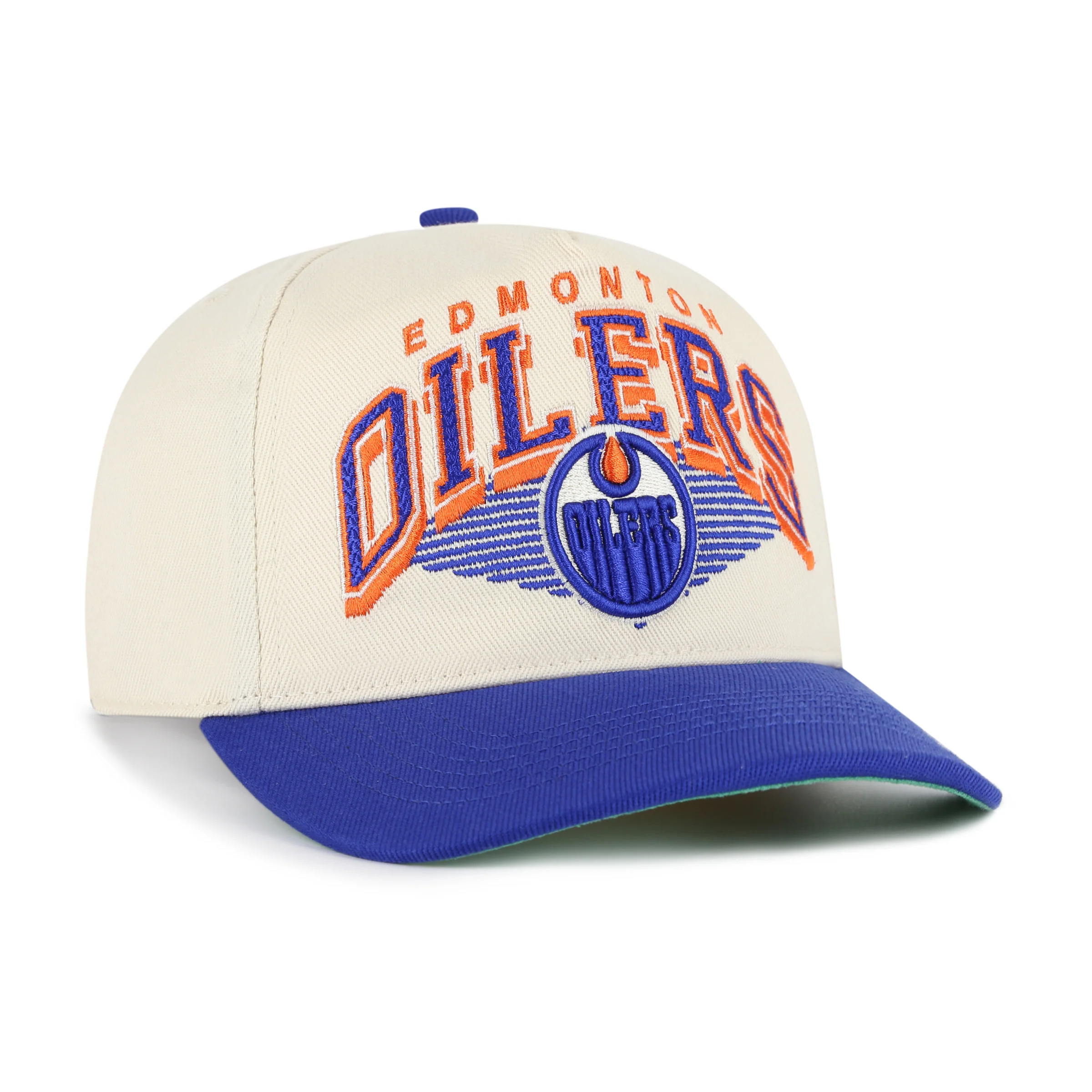 '47 Brand NHL Edmonton Oilers Pomona TT Hitch Cap White/Blue - Image 2