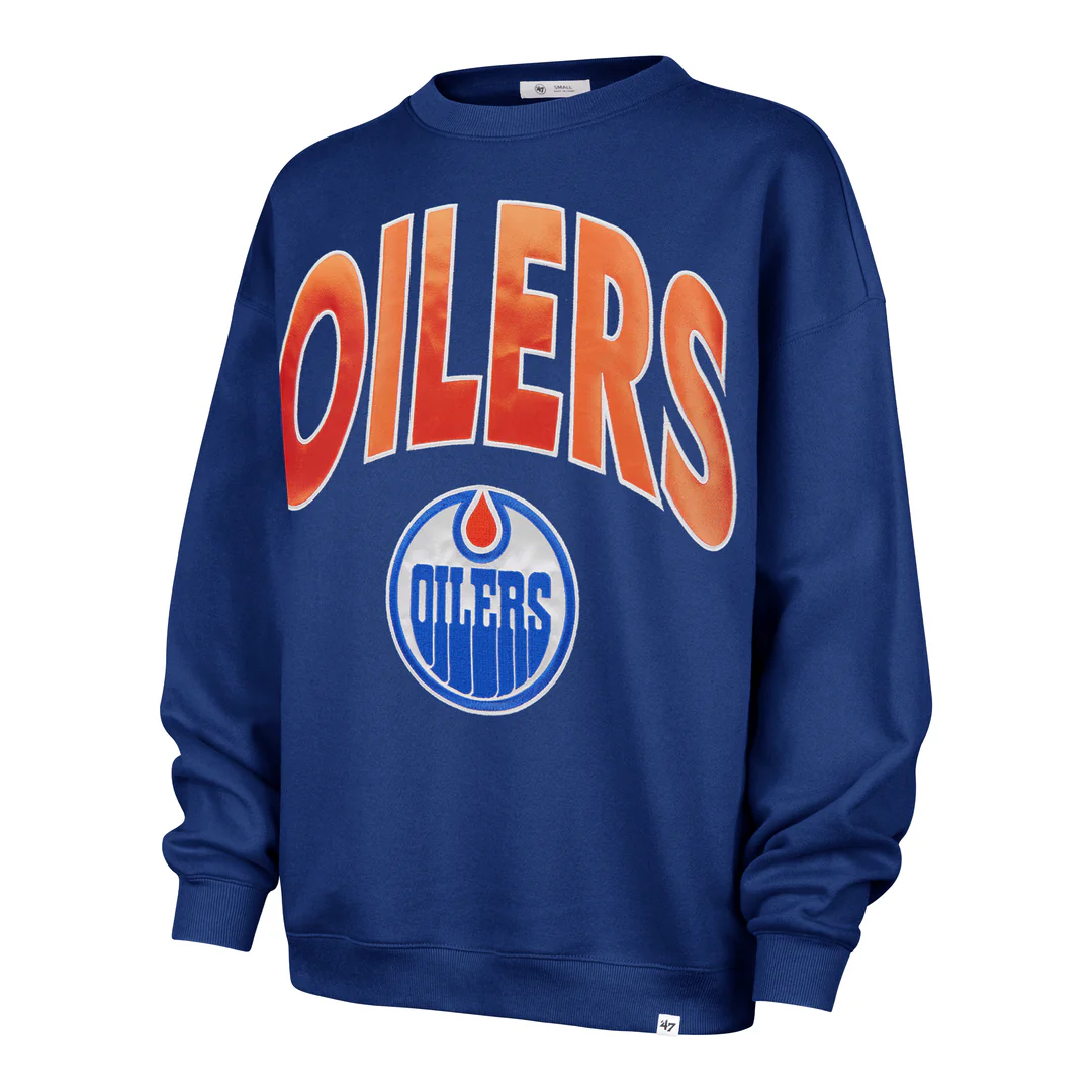 '47 Brand Women's NHL Edmonton Oilers Extra Innings Sweatshirt