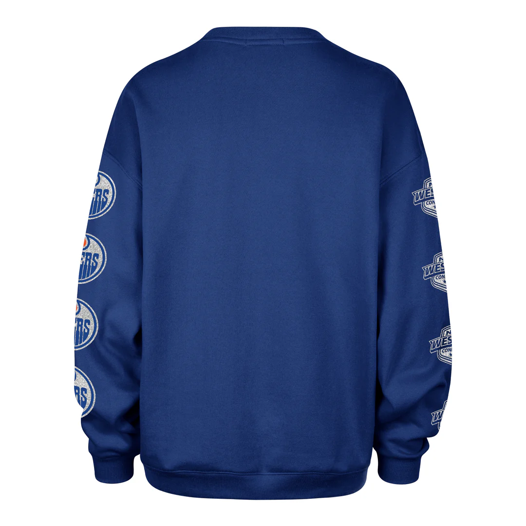 '47 Brand Women's NHL Edmonton Oilers Go Big Sweatshirt - Image 2