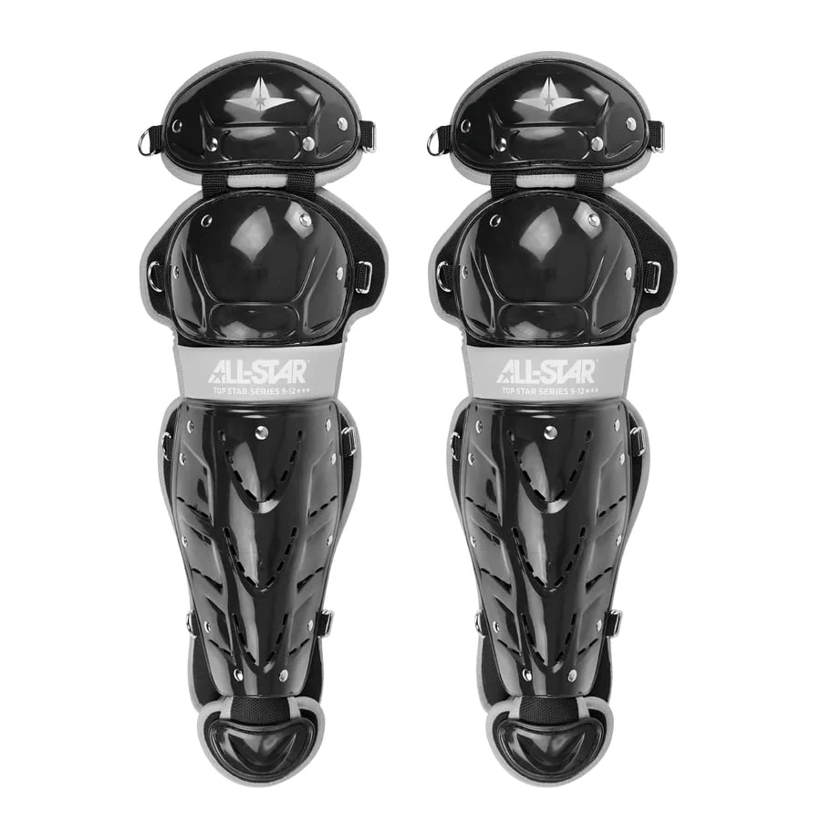 All-Star Youth 12.5" Top Star Catcher's Leg Guards