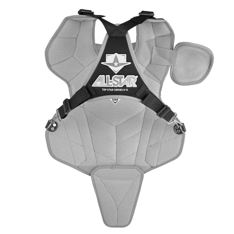 All-Star Intermediate 15.5" Top Star CPCC-TS-1216 NOCSAE Catcher's Chest Protector - Image 2