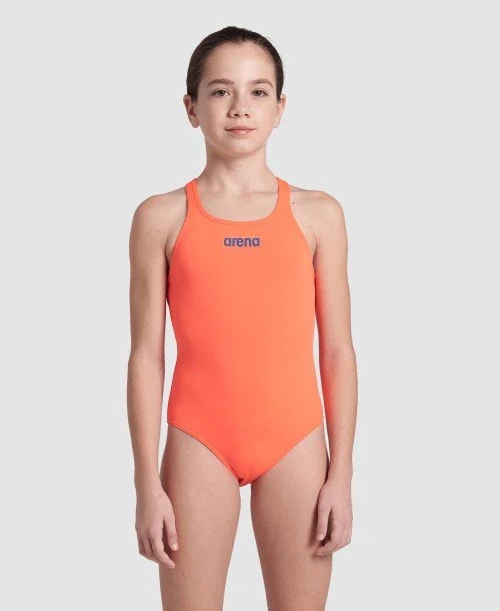 arena Girls Team Solid Pro Back One Piece Swimsuit