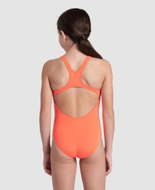 arena Girls Team Solid Pro Back One Piece Swimsuit - Image 2