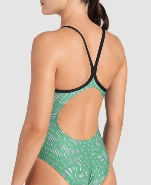 arena Women's Escape Lightdrop Back One Piece Swimsuit - Image 4