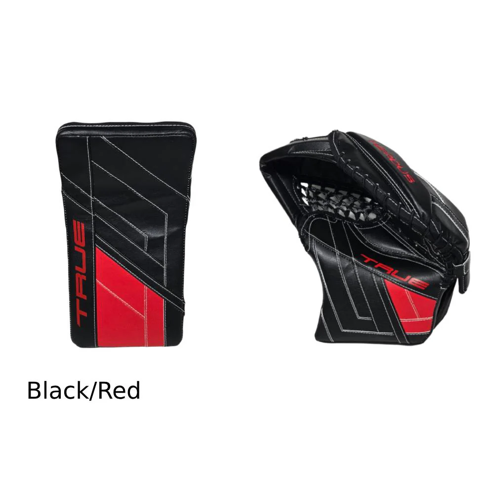 True Senior HZRDUS PX4 Hockey Goalie Blocker + Trapper - Image 3