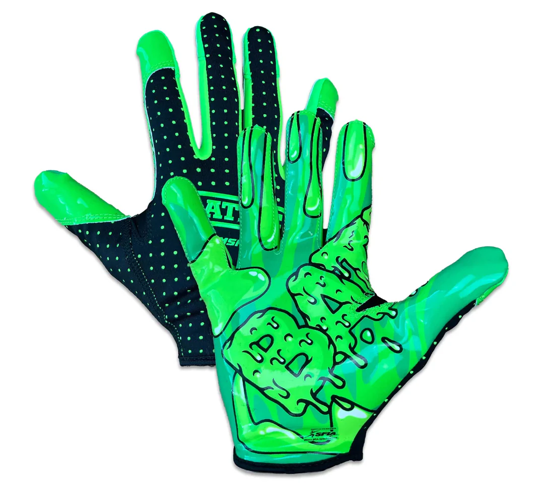 Battle Junior Doom Speed Slime Receiver Football Gloves - Image 2