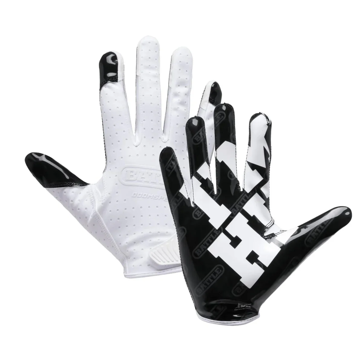 Battle Senior Doom Speed I'M HIM Receiver Football Gloves