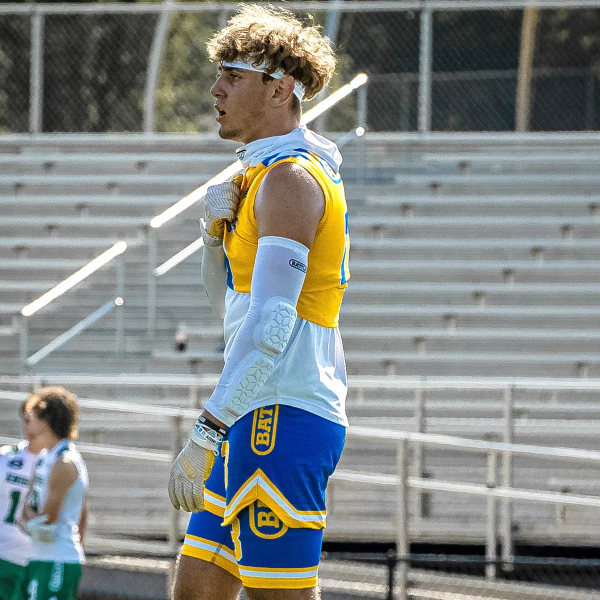Battle Senior Elbow and Forearm Padded Football Arm Sleeve - Image 3