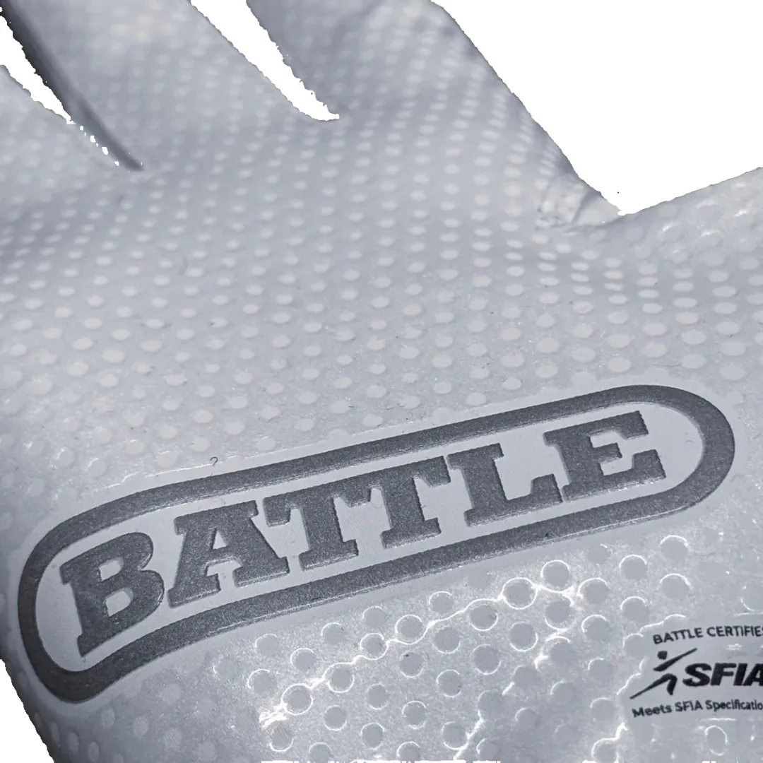 Battle Senior Gauntlet Pro Receiver Football Gloves - Image 3