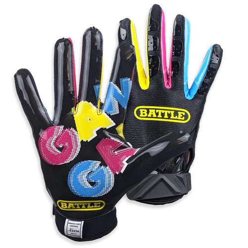 Battle Youth Double Threat Gang Gang Receiver Football Gloves - Image 2