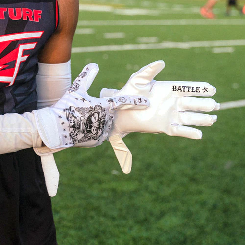Battle Youth Speed Freak Cloaked Receiver Football Gloves - Image 2