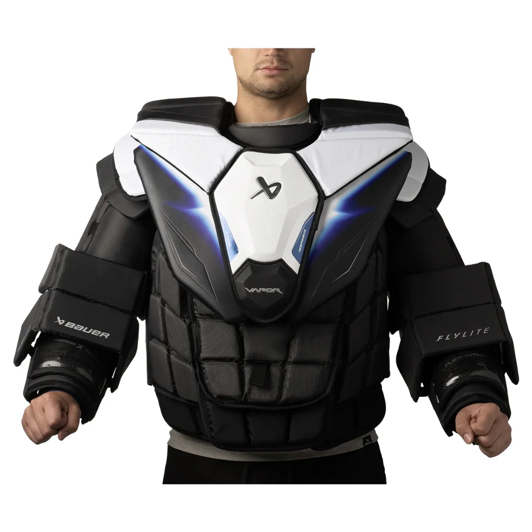 Bauer Intermediate Vapor Flylite Hockey Goalie Chest and Arm Protector - Image 2