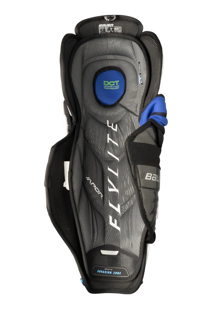 Bauer Intermediate Vapor FLYLITE Hockey Player Shin Guards - Image 3