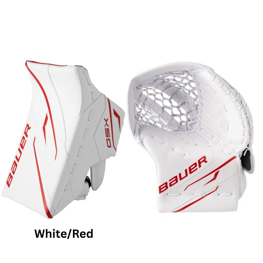 Bauer Junior GSX Hockey Goalie Trapper+Blocker - Image 2