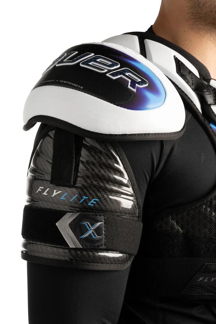 Bauer Junior Vapor FLYLITE Hockey Player Shoulder Pads - Image 3