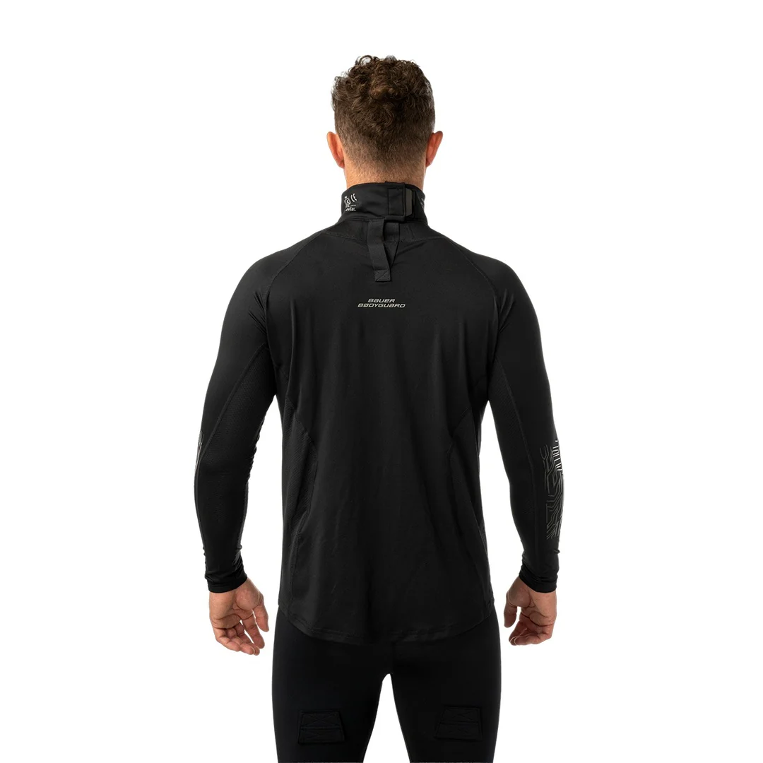 Bauer Senior Bodyguard Neck Protect Long Sleeve Shirt - Image 2