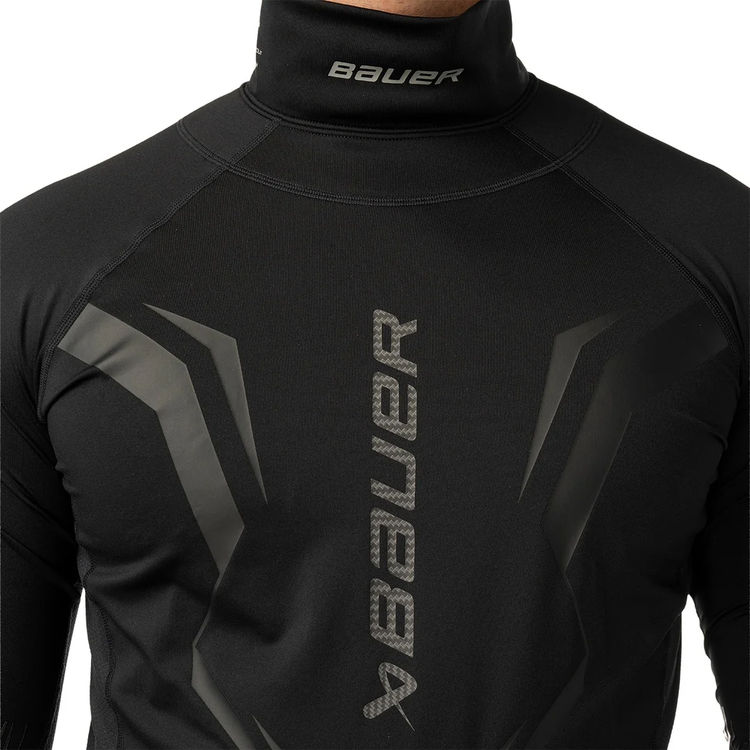 Bauer Senior Bodyguard Neck Protect Long Sleeve Shirt - Image 3
