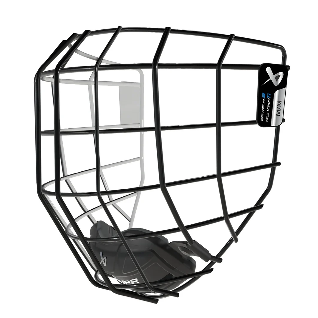 Bauer Senior Contour 3 Hockey Player Helmet Cage - Image 2