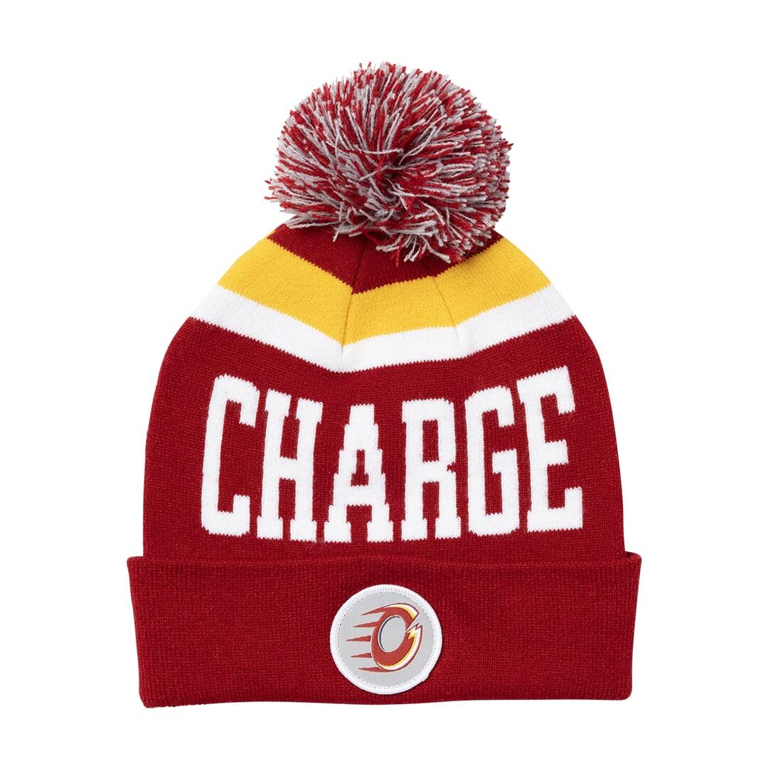 BAUER Senior PWHL Ottawa Charge Patch Cuffed Pom Knit Toque