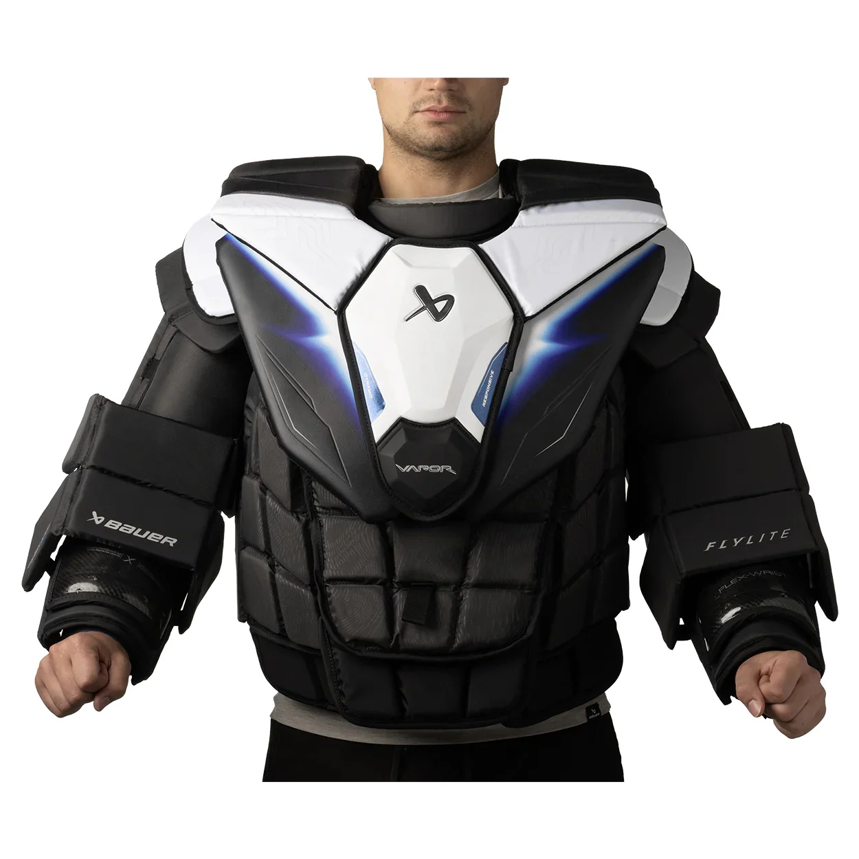 Bauer Senior Vapor Flylite Hockey Goalie Chest and Arm Protector - Image 2