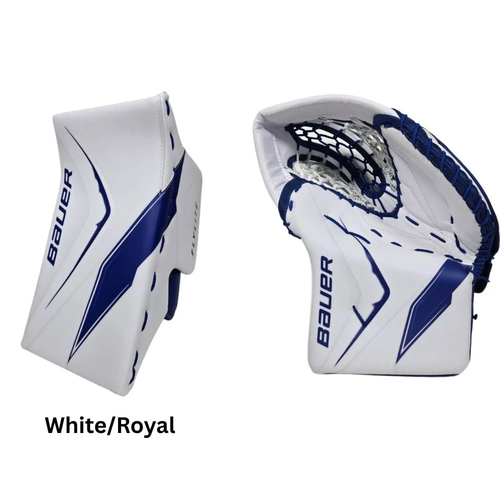 Bauer Senior Vapor Flylite USC Spec Hockey Goalie Blocker+Trapper