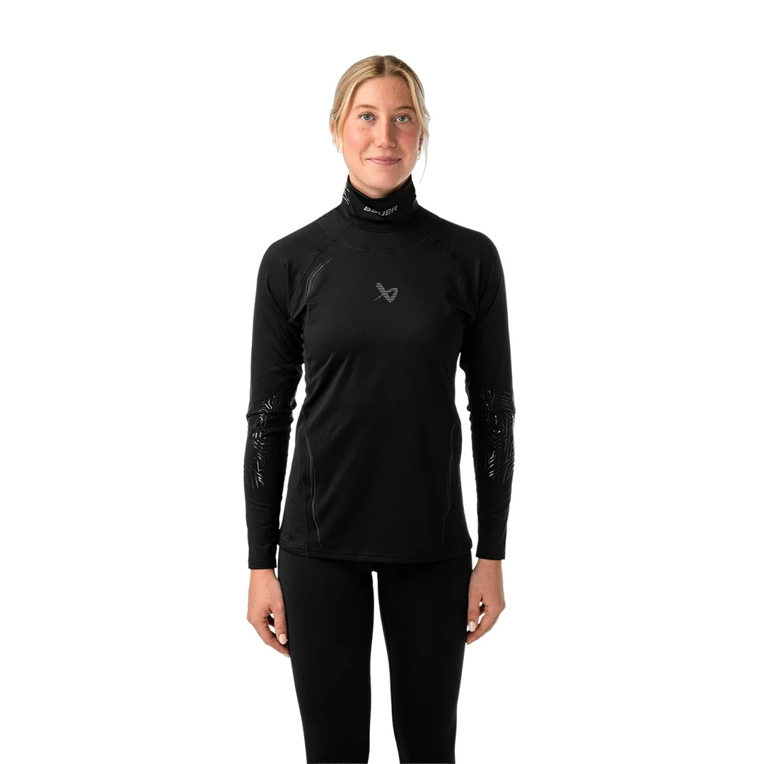 Bauer Women's Bodyguard Neck Protect Long Sleeve Shirt