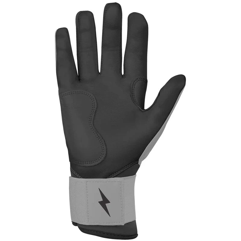 Bruce Bolt Senior Grey Series Short Long Batting Gloves - Image 3