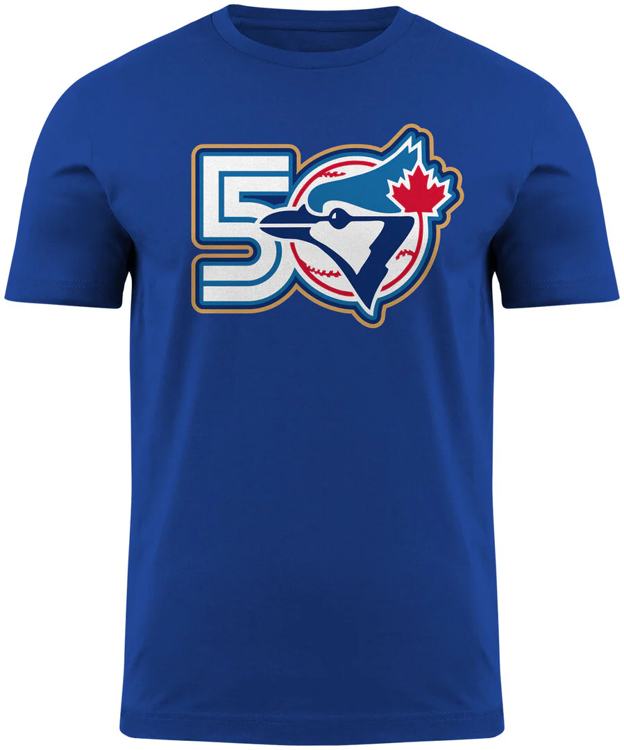 Bulletin Men's MLB Toronto Blue Jays 50th Anniversary T-Shirt