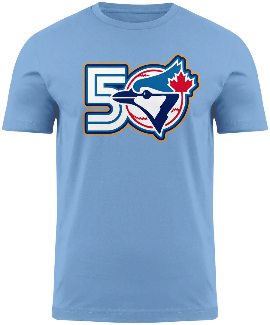 Bulletin Men's MLB Toronto Blue Jays 50th Anniversary T-Shirt - Image 2