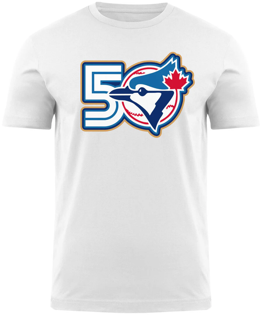 Bulletin Men's MLB Toronto Blue Jays 50th Anniversary T-Shirt - Image 4