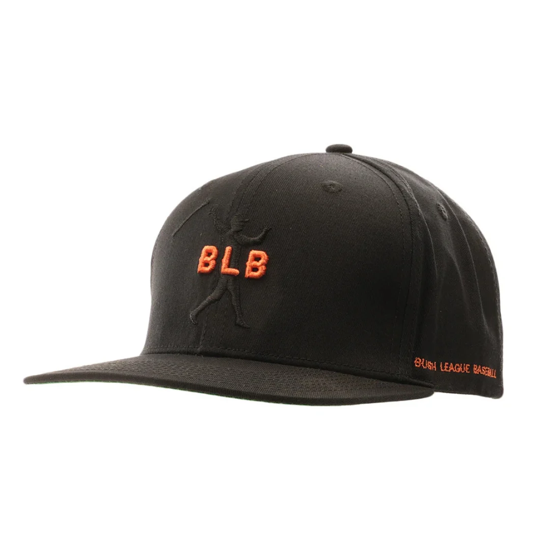 Bush League Back in Black Snapback Hat