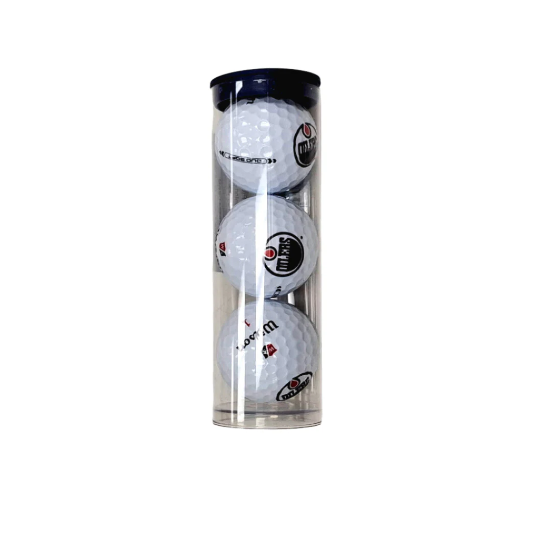 Caddy Pro NHL Edmonton Oilers Golf Balls 3-Pack - Image 2