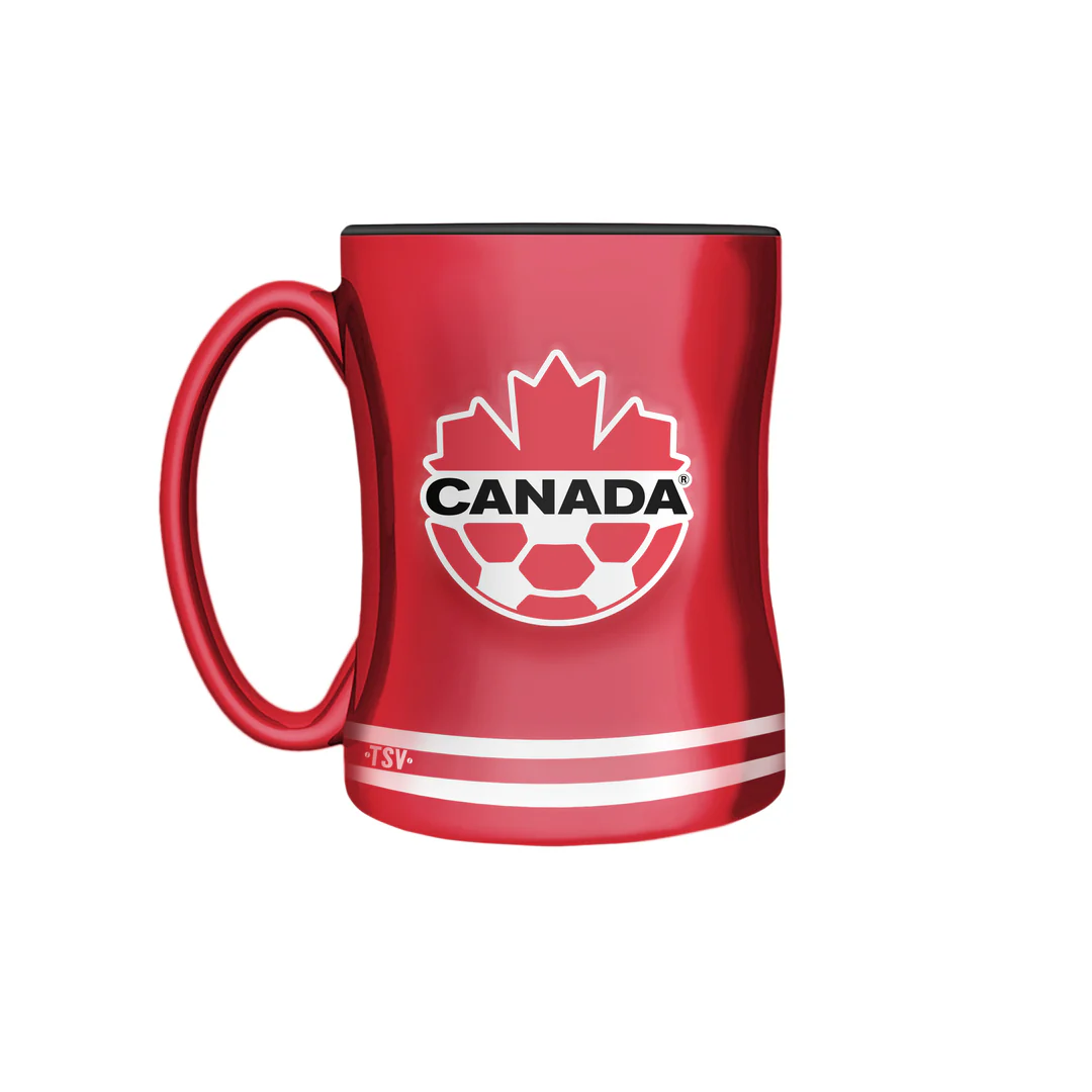 Inglasco Canada Soccer 14oz Sculpted Mug