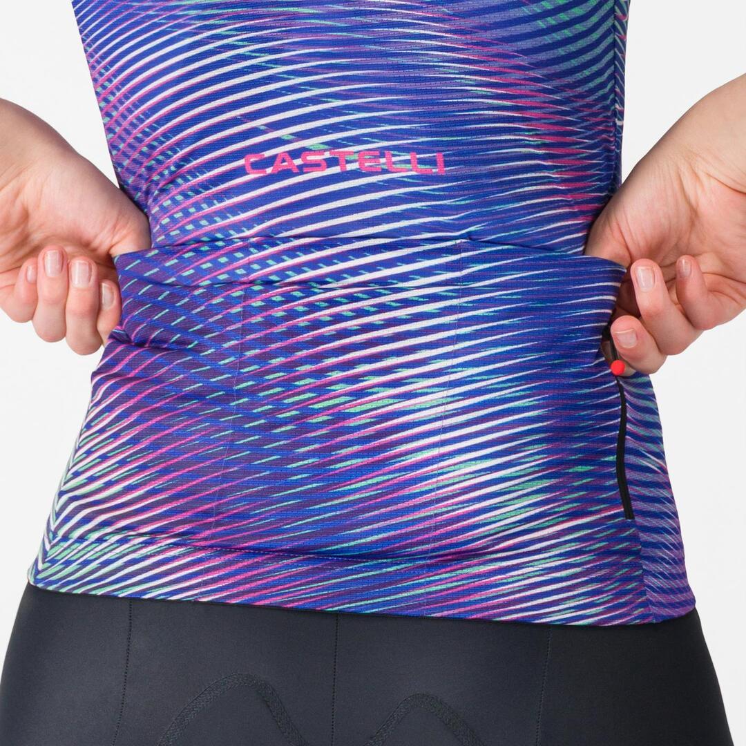 Castelli Women's Cosmic Vortex Short Sleeve Bike Jersey - Image 3