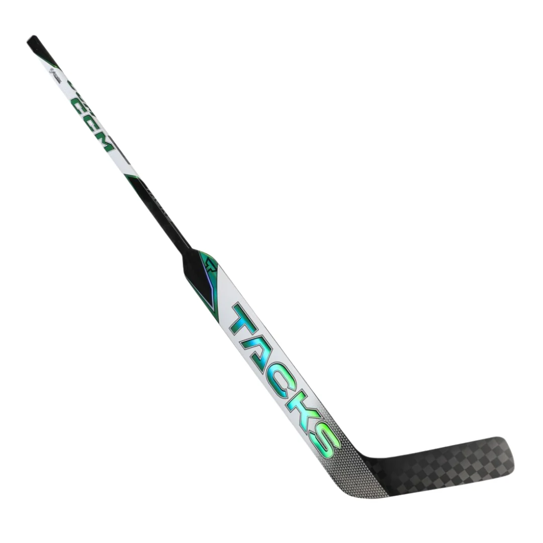 CCM Intermediate Tacks Green Hockey Goalie Stick - Image 2