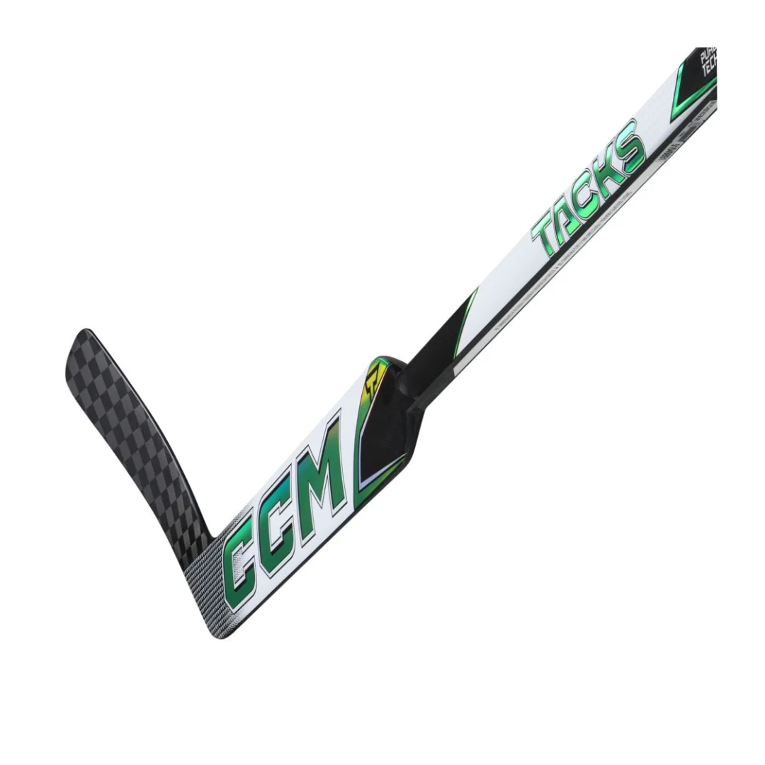 CCM Intermediate Tacks Green Hockey Goalie Stick - Image 3