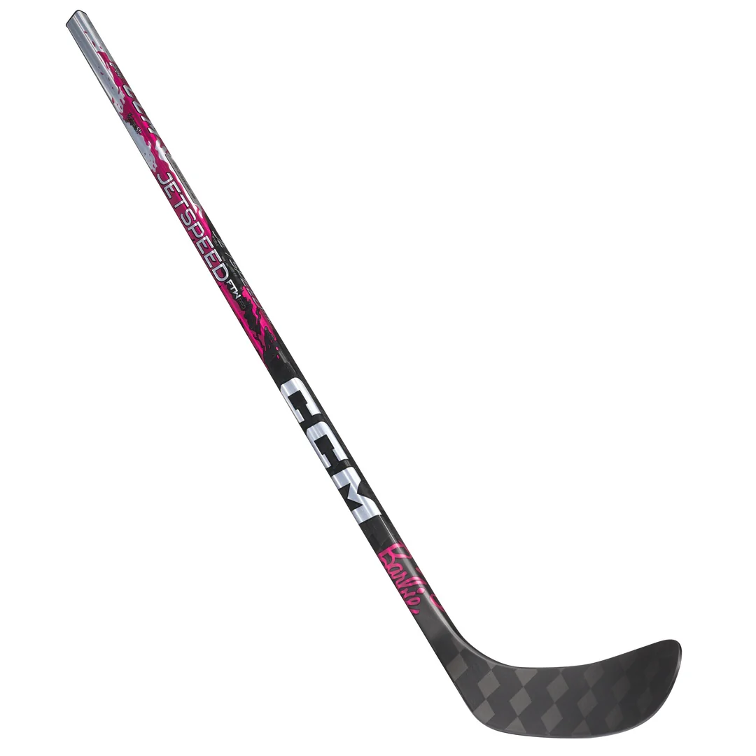 CCM Intermediate Women's JetSpeed FTW Pro Barbie Hockey Player Stick - Image 3