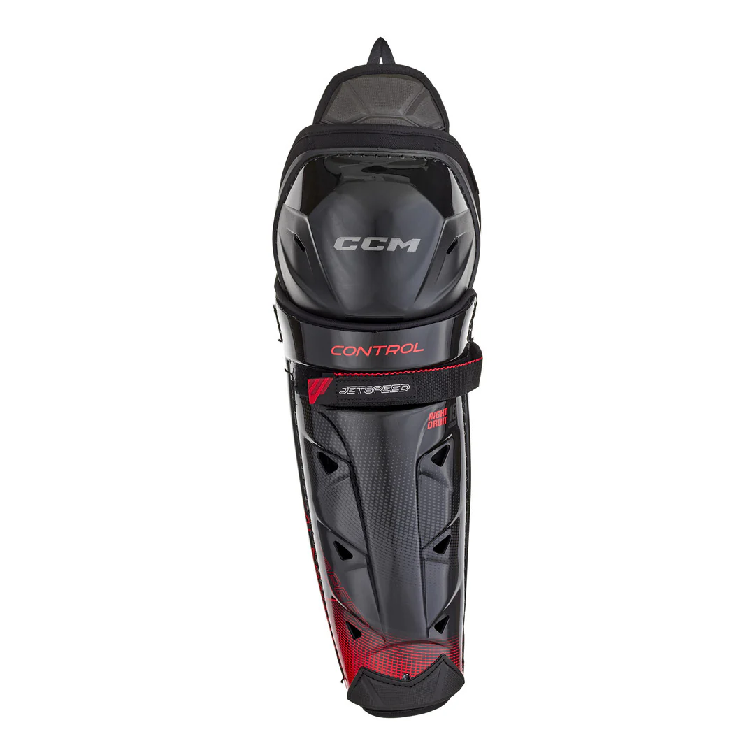 CCM Junior JETSPEED Control Hockey Player Shin Guards