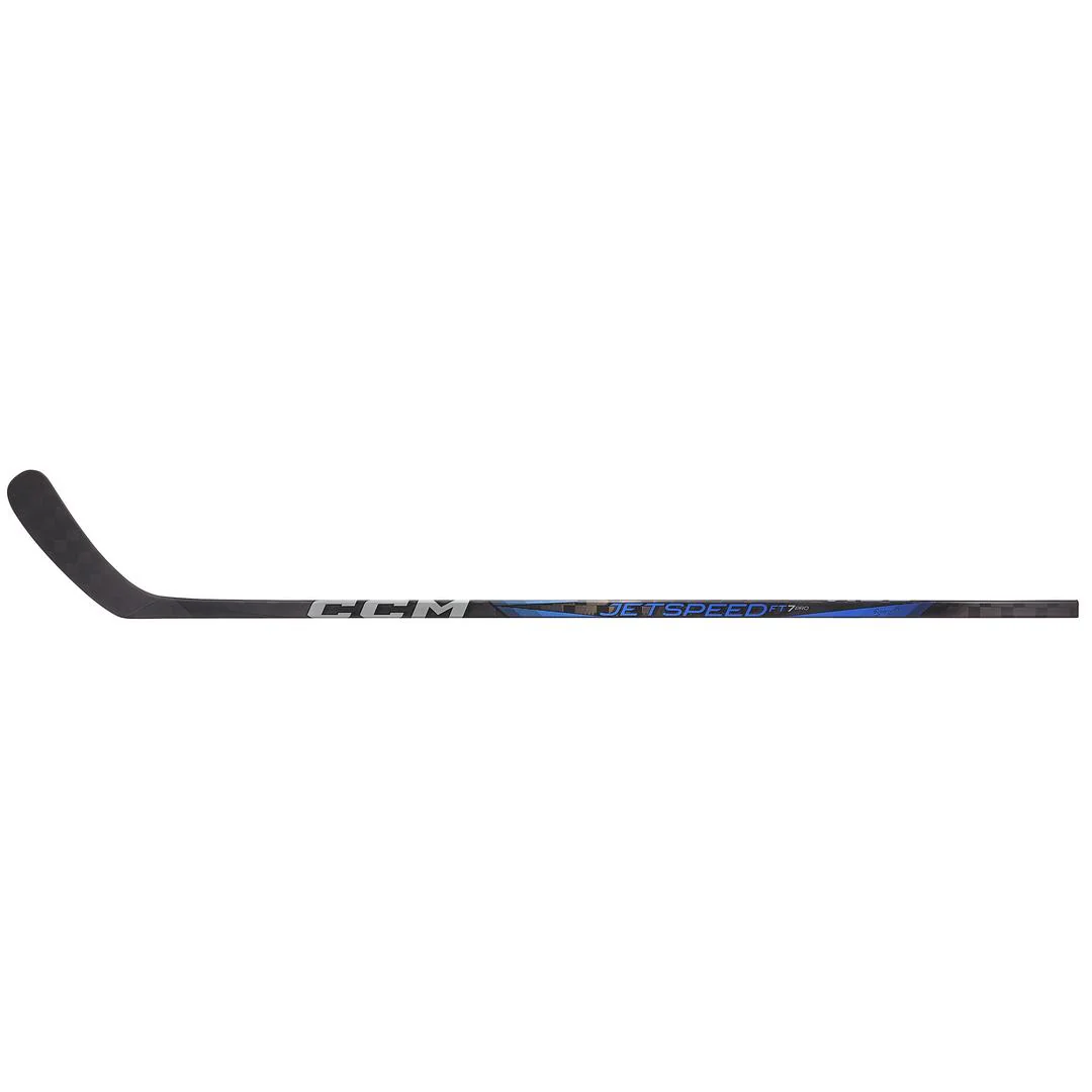 CCM Junior Jetspeed FT7 Pro Blue Hockey Player Stick - Image 4