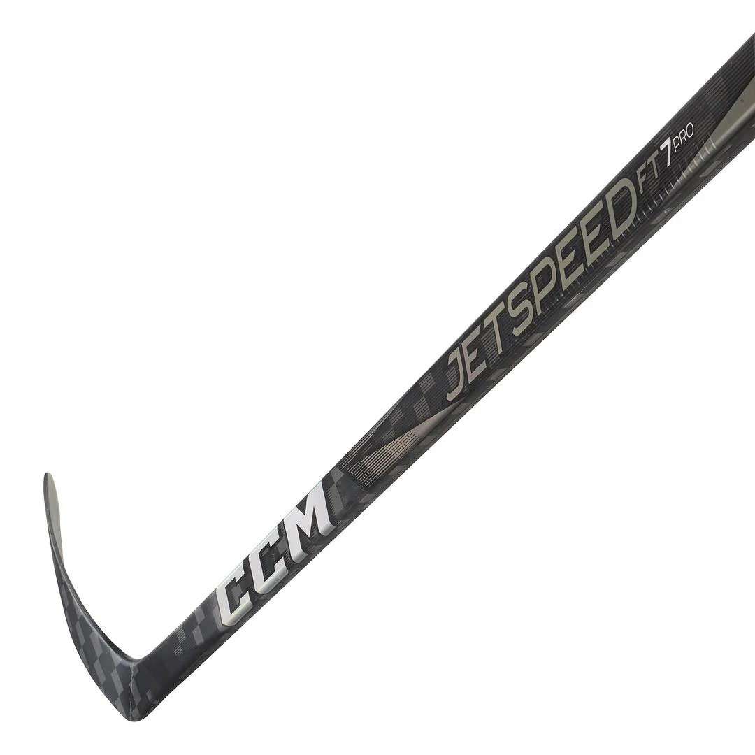 CCM Junior Jetspeed FT7 Pro Chrome Hockey Player Stick - Image 2