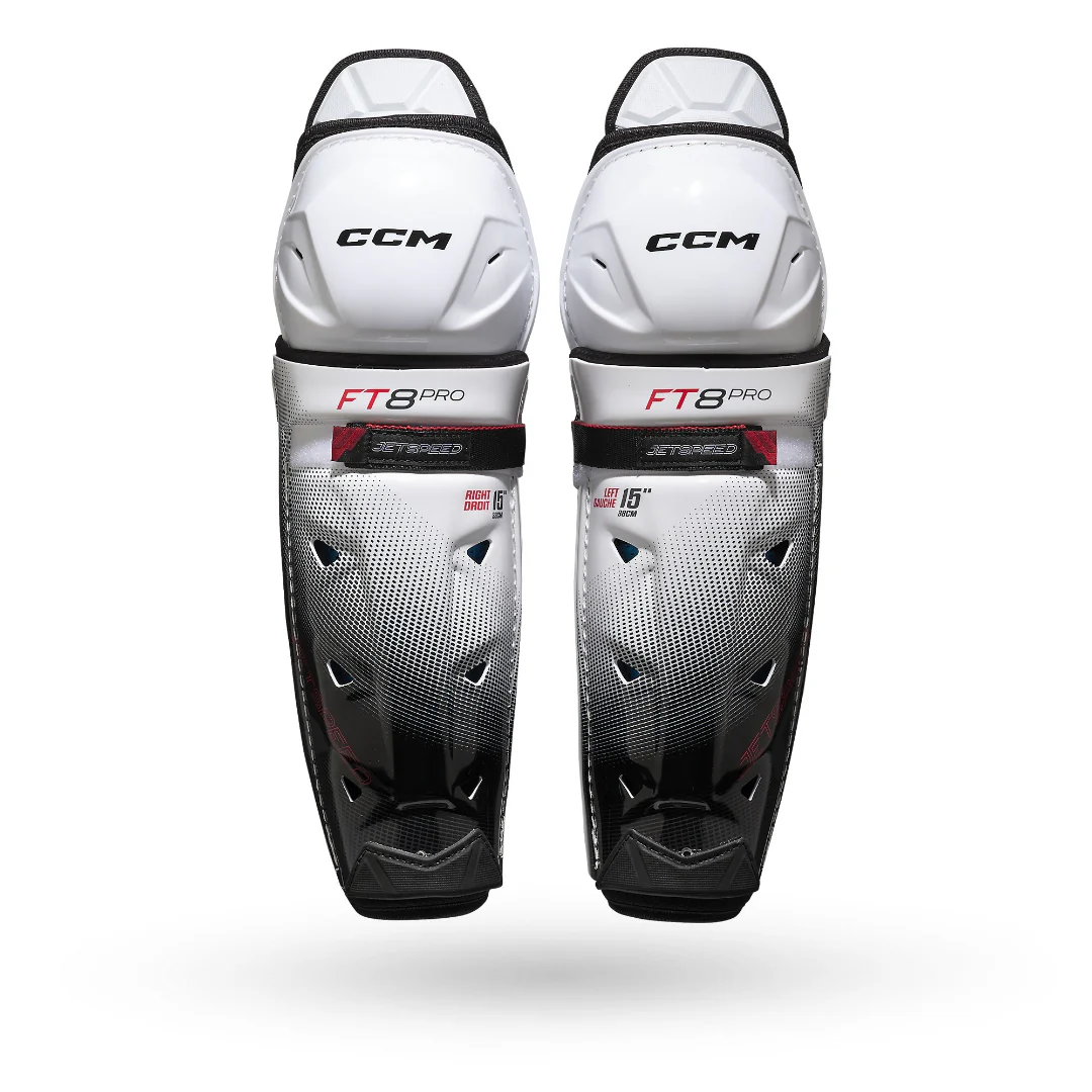 CCM Junior JETSPEED FT8 Pro Hockey Player Shin Guards