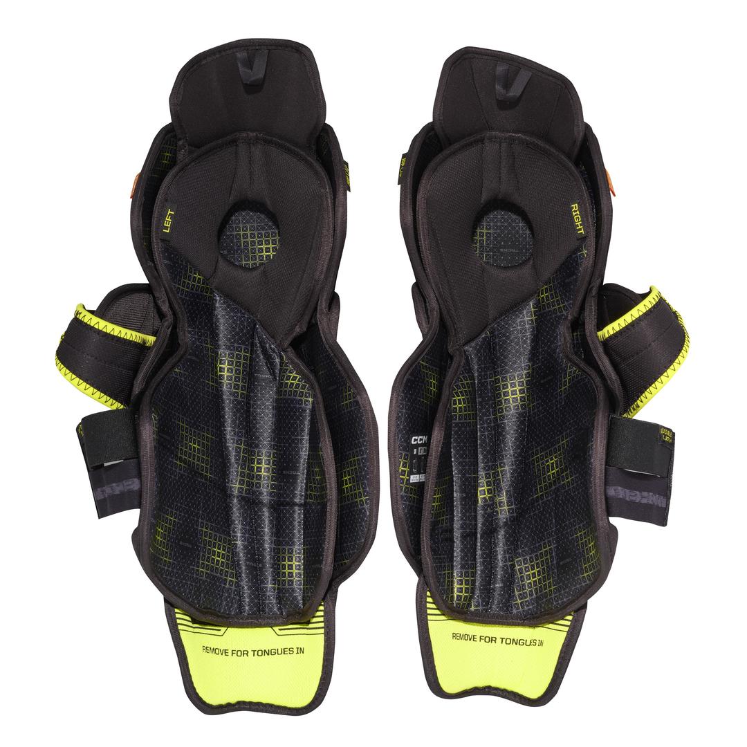 CCM Junior Tacks XF Hockey Player Shin Guards - Image 2