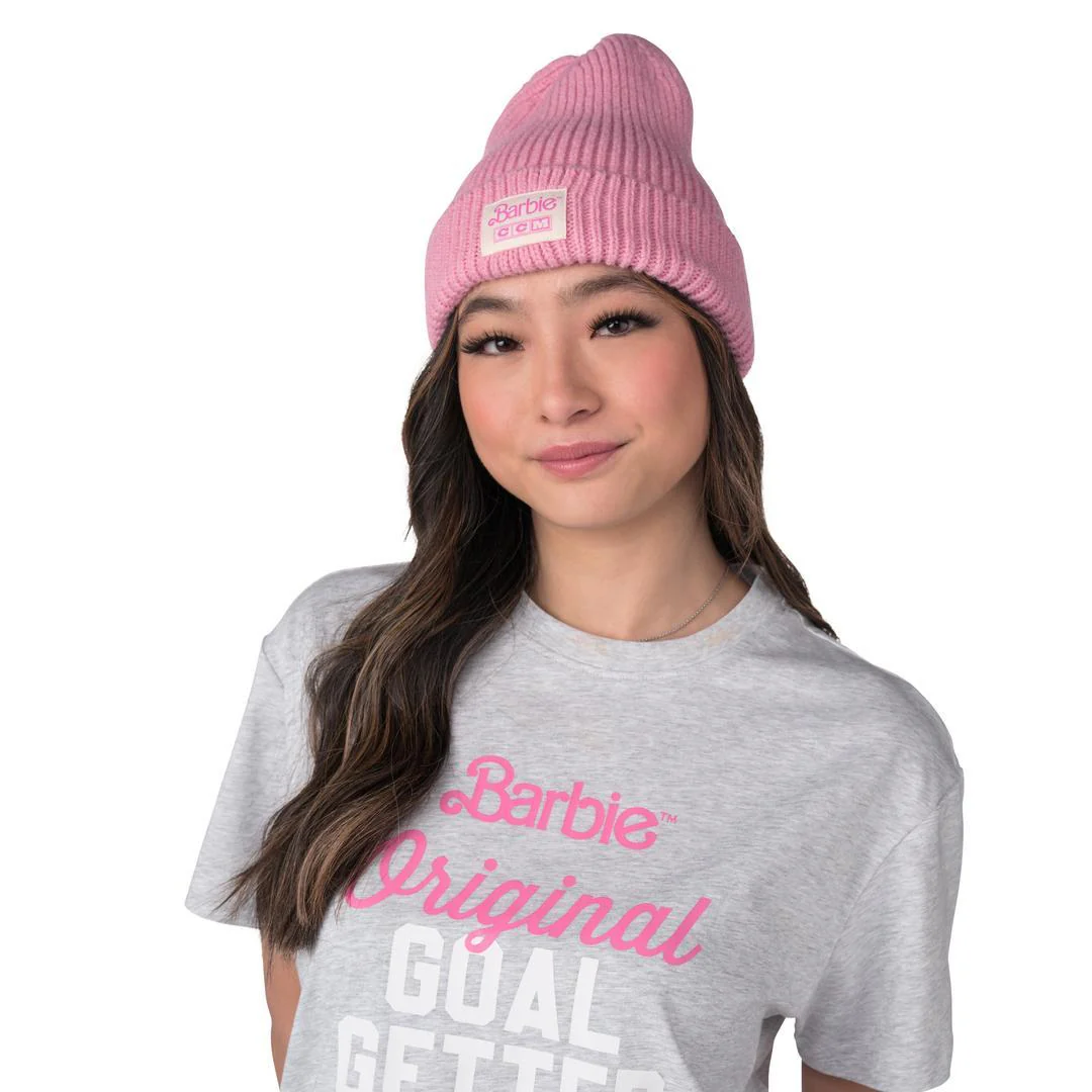 CCM Senior Barbie Cuffed Toque Pitaya Pink
