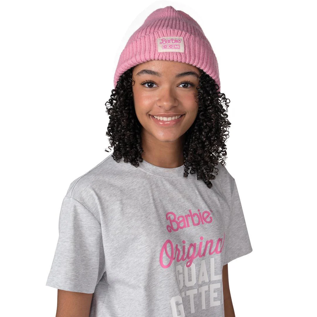 CCM Senior Barbie Cuffed Toque Pitaya Pink - Image 5
