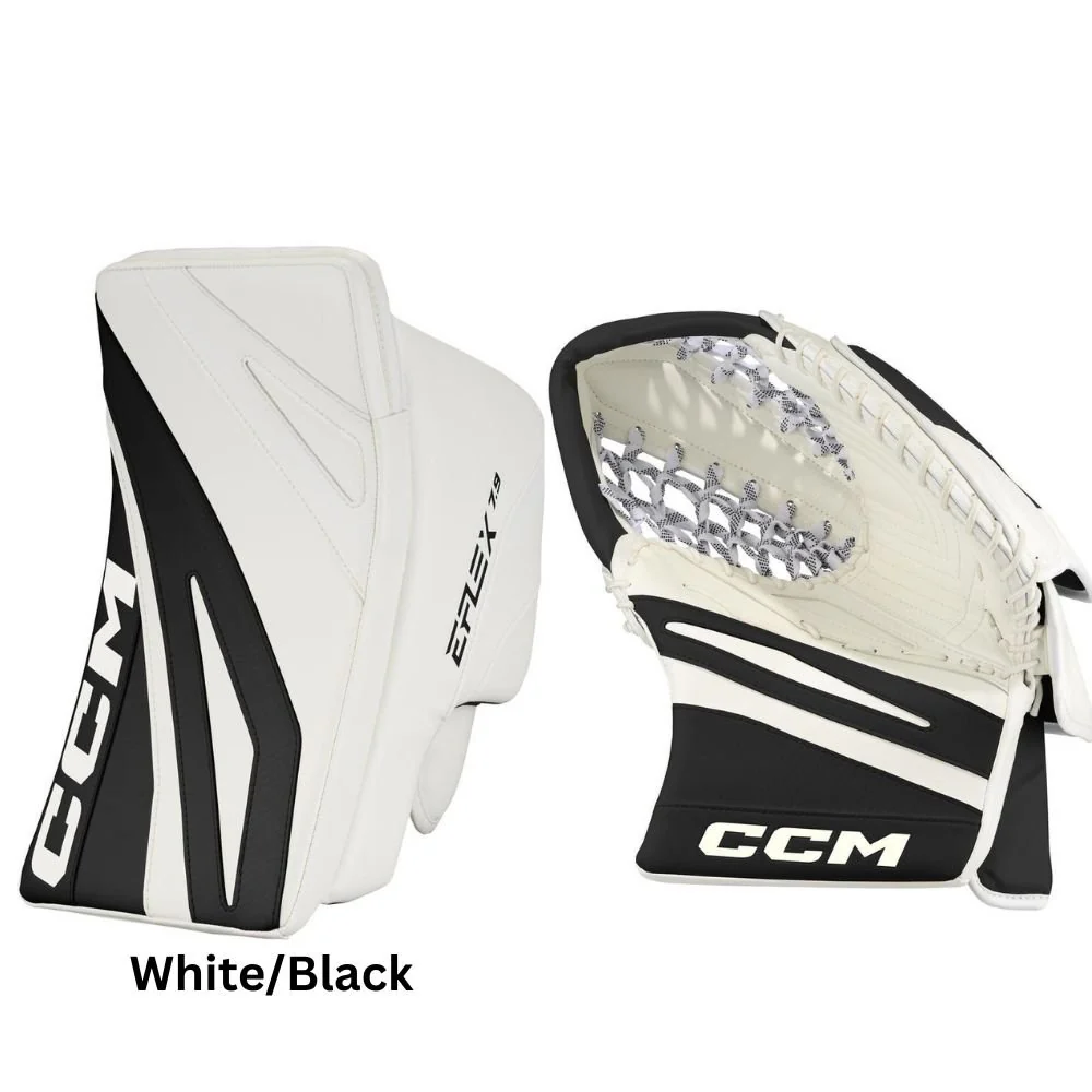 CCM Senior EFLEX E7.9 Hockey Goalie Blocker+Trapper - Image 3