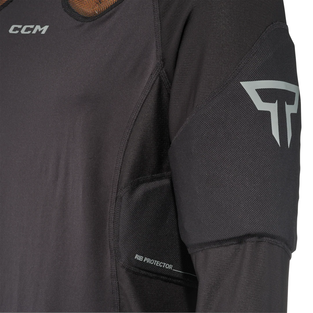 CCM Senior Pro Long Sleeve Hockey Goalie Base Layer Top - Image 3